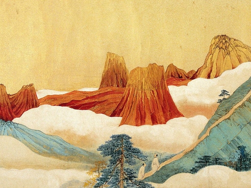 华山云海图卷 华山云海图卷